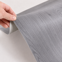 Rouleau de revêtement de sol en vinyle PVC hétérogène (motif parquet) - Imperméable, antidérapant et antibactérien, usage commercial en intérieur