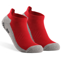 Chaussettes de compression tricotées en gros, soutien de la cheville, chaussettes courtes antidérapantes pour le yoga au printemps pour femmes