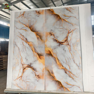 Panneaux muraux modernes en <span class=keywords><strong>PVC</strong></span> <span class=keywords><strong>imitation</strong></span> <span class=keywords><strong>marbre</strong></span> <span class=keywords><strong>blanc</strong></span> naturel, imperméables et résistants à l'humidité, pour villas et hôtels, fabrication chinoise OEM/ODM à bas prix - Product Image 1