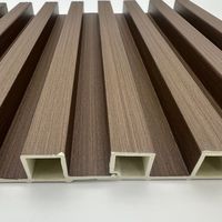 Panneaux muraux en bois-plastique PVC WPC de couleur personnalisée pour l'intérieur, revêtement mural de fond, aspect grand mur, vente en gros d'usine, durable