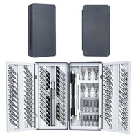 Jeu de tournevis multi-embouts 115 pièces, embouts cruciformes Phillips interchangeables, kit d'outils de bricolage pour la maison