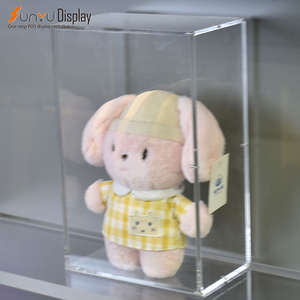 Display Case Wholesale High Quality Custom Clear Acrylic Glass Display Case With Lids Acrylic Toy Flower Display Box
