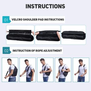Bolsa de gimnasio deportiva de nailon impermeable Gelory para hombres y mujeres, saco de cincha con cordón Vintage <span class=keywords><strong>Gymsack</strong></span> - Product Image 6