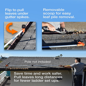 Roof <strong>Gutter</strong> <strong>Cleaning</strong> Tool <strong>Gutter</strong> <strong>Cleaning</strong> <strong>Gutter</strong> Cleaner From the Ground - Product Image 5