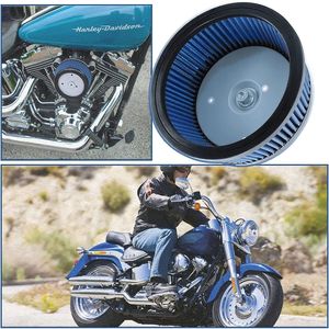 Filtre à air pour Harley 29442-99A 29442-99B 29442-99C, pièce de rechange pour moto de rue, en mousse ronde, diamètre 160mm - Product Image 5