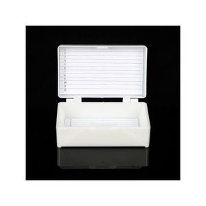 Hongbolai <b>Slide</b> Box 15-<b>Slide</b> <b>Plastic</b> Storage Container For <b>Slide</b> Storage Orange White Color Options - Product Image 4