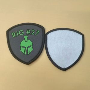 Parches Tejidos con Forma de Corazón Personalizados, de Alta Calidad, Termoadhesivos, con Diseño de Dibujos Animados, Tela Ecológica para Gorras con Logotipo Personalizado - Product Image 2