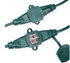 QUANWEI IEC 인증 미국 유럽 표준 전원 코드 플러그 소켓 연장선 방진 방수 구리 코어 케이블 - Product Image 1