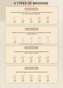 Nuovi stivali Kimber circolazione sanguigna gambe del piede alleviare il dolore muscolare pressione dell'aria massaggiatore gambe - Product Image 2