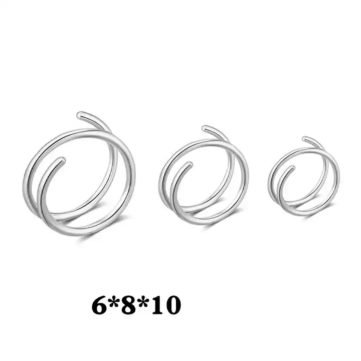 2023 New Fashion Nose Ring Reusable Alloy Nose Ring Golden Color for Girls