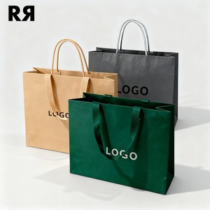 Tas Kertas Hadiah Belanja dengan Pegangan Panjang Setinggi Bahu, Bersertifikat FSC, Langsung dari Pabrik, Kemasan Tas Kertas Cetak dengan Logo Anda Sendiri - Product Image 2
