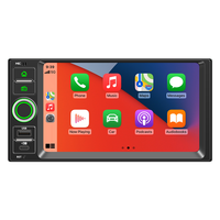 Lecteur autoradio IPS 7 pouces pour tableau de bord, lecteur MP5 sans fil Android Auto pour Nissan, lecteur multimédia de voiture avec Carplay