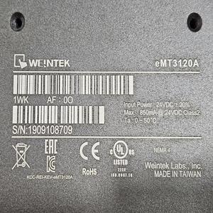 HMI Weintek eMT3120A con pantalla TFT XVGA de 12.1 pulgadas - Product Image 6