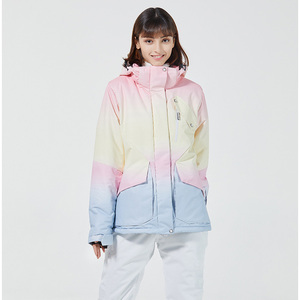 <span class=keywords><strong>Manteau</strong></span> de snowboard de <span class=keywords><strong>ski</strong></span> en plein air Vestes de <span class=keywords><strong>ski</strong></span> de snowboard pour femmes avec poches zippées Veste de <span class=keywords><strong>ski</strong></span> coupe-vent en duvet - Product Image 1
