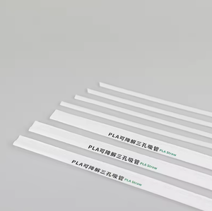 หลอดดูดน้ำ PLA ย่อยสลายได้ ปลอดภัย ควบคุมความเร็วได้ 3 รู ขนาด 6 มม. x 180 มม. สำหรับกาแฟ เด็กเล็ก งานปาร์ตี้ร้อนแรง เป็นมิตรกับสิ่งแวดล้อม - Product Image 5