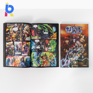<span class=keywords><strong>Manga</strong></span> con copertina morbida a colori personalizzata e carta artistica stampata a fumetti <span class=keywords><strong>per</strong></span> <span class=keywords><strong>adulti</strong></span> bambini con stampa Offset cartone ondulato - Product Image 4