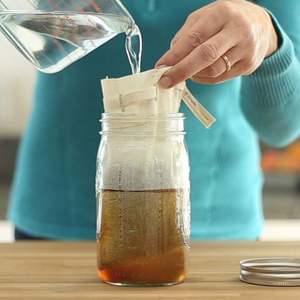 Sacs filtrants en coton à mailles fines réutilisables pour le thé, le lait, le café, le fromage, le lait de noix - Product Image 2