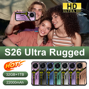 <span class=keywords><strong>Téléphone</strong></span> portable <span class=keywords><strong>tout</strong></span>-<span class=keywords><strong>terrain</strong></span> S26 Ultra débloqué 5G robuste 32 Go + 1 To, batterie 22000 mAh, objectif 68 MP + 108 MP, Android 15, écran 6,99 pouces - Product Image 3