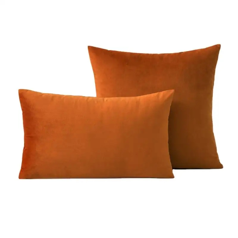 LISOプレーンベルベットクッションカバーポンピローカバー家の装飾のための枕を投げるクッションピローソフト