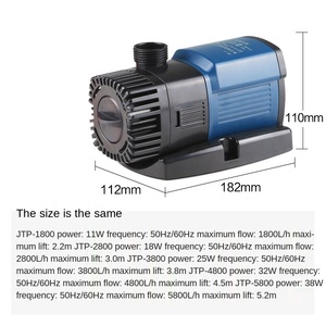Pompe submersible silencieuse à conversion de fréquence SUNSUN JTP-1800/2800/3800/4800/5800 pour le pompage des étangs à poissons - Product Image 4