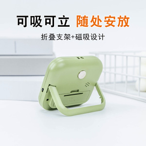 Timer Electronic <b>Clock</b> <b>Led</b> Display Square Shape For Kitchen Student Time Manager Candy Green Eggshell Yellow - Product Image 5