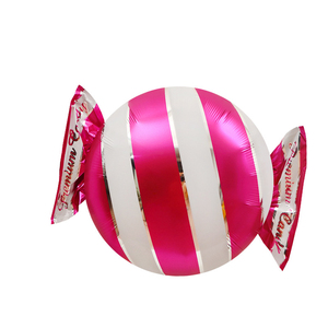 Globos redondos De aluminio con diseño De lunares para decoración, Lollipop <span class=keywords><strong>dulce</strong></span> De 18 pulgadas, a rayas, para cumpleaños y boda - Product Image 5