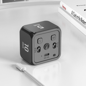 Cube 5 10 25 45 phút kỹ thuật số xoay trọng lực trực quan nhà bếp đếm ngược Pomodoro cà chua sinh viên Kid nghiên cứu thời gian hẹn giờ đồng hồ bấm giờ - Product Image 4