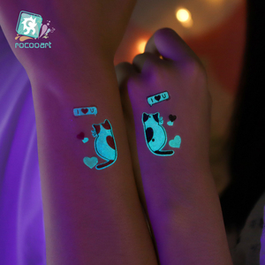 Tatuaggi temporanei per donne moglie, matrimonio confessione d'amore romantici per feste adesivi per il corpo, san valentino tatuaggi finti coppie - Product Image 5
