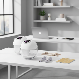 ปั๊มไฟฟ้า OEM <span class=keywords><strong>รุ่น</strong></span> S32 แบบคู่ วัสดุ PP ซิลิโคน ทนทาน 9 ระดับ ปราศจากสารพาทาเลต พกพาสะดวก ขนาดเล็ก รูปทรงโค้ง ปรับแรงดันได้ <span class=keywords><strong>4</strong></span> โหมด พร้อมไฟ LED - Product Image 3