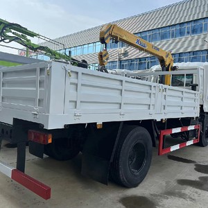 รถบรรทุกติดเครน Dongfeng 4x2 ขนาด 3.2 ตัน 5 ตัน แบบปรับแต่งได้ พร้อมเครนบูมตรงสำหรับขาย - Product Image 6