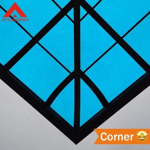 <span class=keywords><strong>Precio</strong></span> de fábrica Aluminio Impermeable UV Toldo resistente Policarbonato Techo Terraza Toldo de esquina - Product Image 5