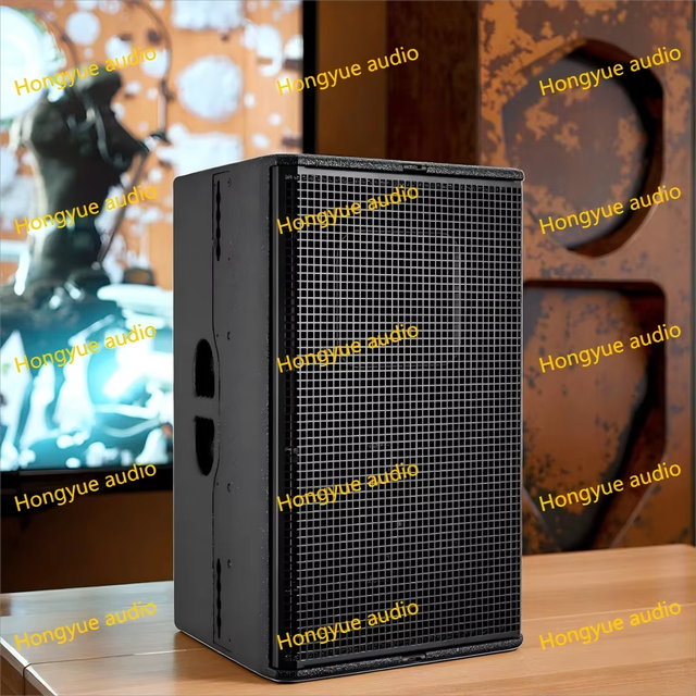 T24  Dual 12 Inch Full Range Stage Speaker Floor Speaker Powered Sound System Professional Audio Speakers