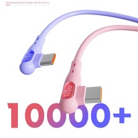 Cable de Datos Tipo-C en Forma de Codo para Juegos, Compatible con Honor 6A y Teléfonos con Carga Rápida de 120W