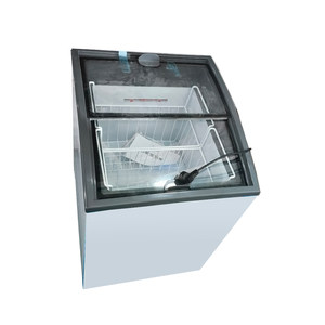 140L thương mại hàng đầu kính trượt hiển thị mát kem ngực Tủ đông với máy nén 220V khí hậu mát mẻ loại bán buôn - Product Image 1