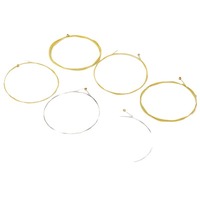 Individual Guitar Strings Copper Brass Tinted Strings Guitar Parts Bulk Sale