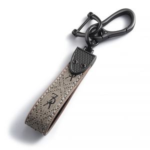 Designer Brand Fashion <b>Vintage</b> Fabric Lanyard Car Motorcycle Metal Keychain Key Chains - Product Image 1