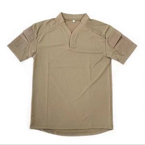 T-shirt tattica da uomo a maniche corte in nylon ed elastan ad asciugatura rapida per allenamento sportivo all'aperto ed escursionismo - Product Image 3