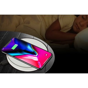 * Presa * 10W Slim QI caricatore Wireless veloce bianco-elettronica/telefoni e cellulare - Product Image 1