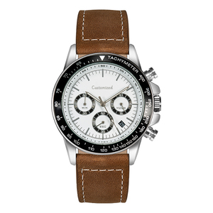 Montre à quartz avec cadran panda de 42 mm, lumineuse, étanche, chronographe multifonctionnel, montre pour homme - Product Image 2