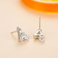 Pendientes de Plata de Ley S925 con Circonitas en Forma de Torre Eiffel 3D, Románticos, con Temática de Viaje a París, Accesorios de Moda para Mujer