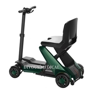 New Design Portable Lightweight Remote Control Folding Mobility Scooter 4 Wheels Aluminum Alloy Electric Elderly <b>Walker</b> - Product Image 3