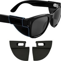 Accessoires pour lunettes intelligentes Ray-Ban Meta : Protection en gel de silicone pour verres et bouclier antidérapant pour Wayfarer/Skyler