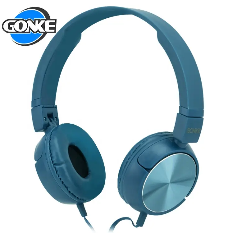 फैक्टरी मूल्य धातु पर कान audifonos ईरफ़ोन हेड फोन्स हेडसेट वायर्ड बिना माइक