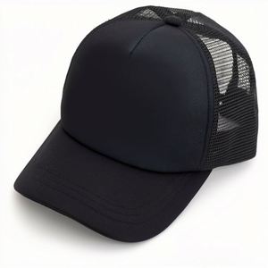 Foam Trucker <b>Hat</b> Adjustable Mesh Back Snapback Baseball Cap for Diy Embroidery Patches - Product Image 1