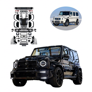 Kits de Carrocería para <span class=keywords><strong>Mercedes</strong></span> Benz Clase G G500/<span class=keywords><strong>G550</strong></span>/W463 2000-2018, Conversión a Estilo W464 B, Parachoques, Faros LED, Luces Traseras, Capó, Guardabarros - Product Image 1