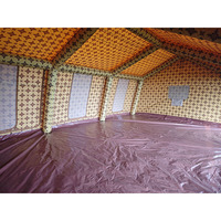 Tenda Kanvas Arab Mewah Tahan Air untuk Glamping di Luar Ruangan, Tenda Kemah Gurun Timur Tengah, Ukuran Dapat Disesuaikan