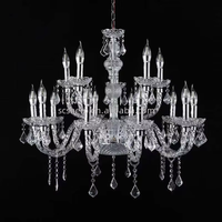 Lustre créatif de luxe en acrylique pour mariage, éclairage LED multicolore de haute qualité pour hôtel, personnalisable, IP55, en promotion