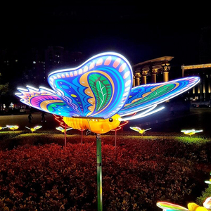 Lampada da Giardino LED Butterfly <span class=keywords><strong>Deng</strong></span> IP65, Luce Bianca Calda 3500K, Garanzia di 2 Anni - Product Image 1