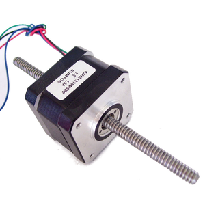 2 giai đoạn động cơ 4 dây 42 Mét lưỡng cực Threaded Rod trục Nema 17 tuyến tính động cơ bước với chì vít 310 mét - Product Image 1