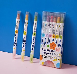 Eye Protection Dot Marker Dual-Tip Large Volume Art Marker Color Highlighter <b>Pens</b> Deep, Warm & <b>Cool</b> - Product Image 1